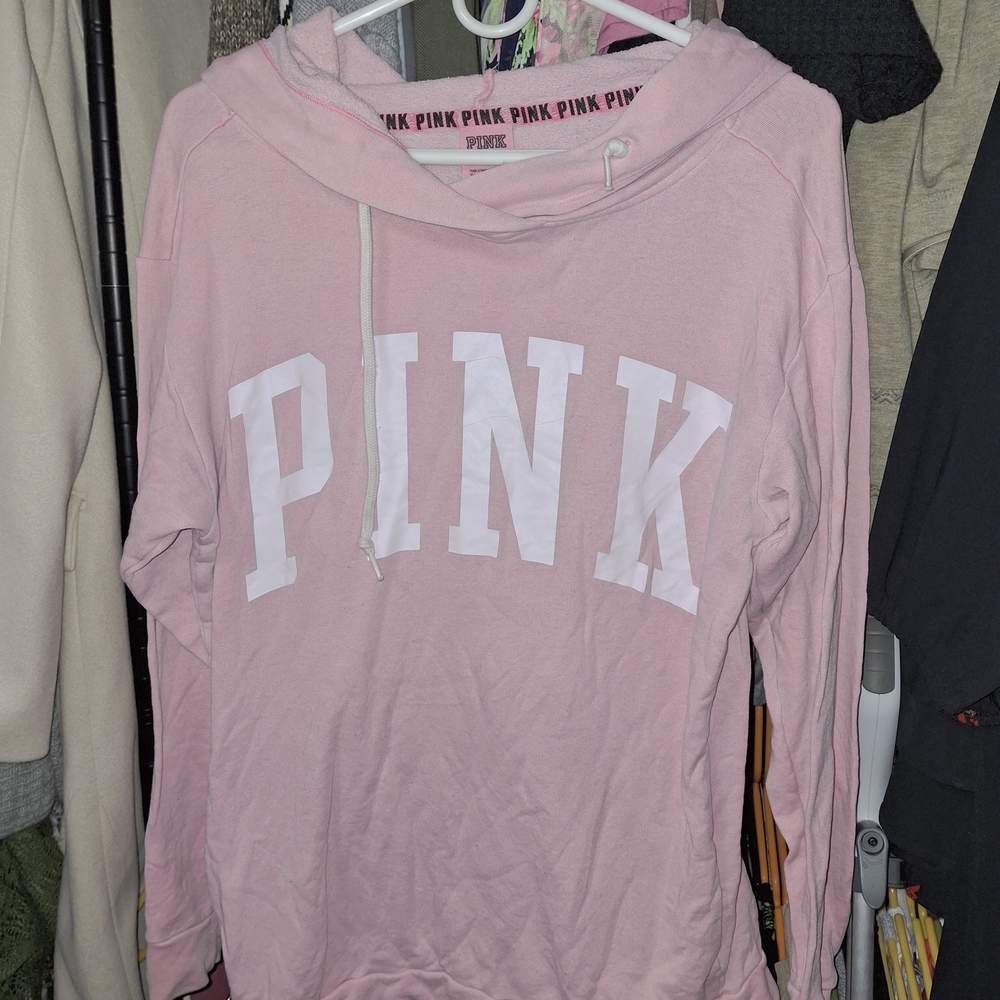 Victoria's Secret Pink Sweatshirt with Black Accents